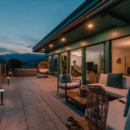 Apartment Sky Lounge Penthouse, Lux, 5 Stelle Lugano