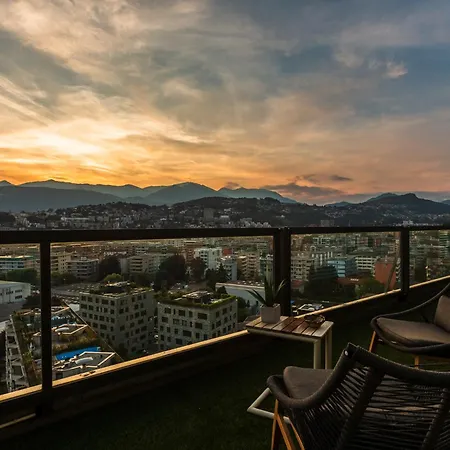 Sky Lounge Penthouse, Lux, 5 Stelle Apartment Lugano